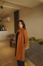 ROSIEYA (CAMEL) Essential Lapel Collar Coat By ZRA - Image 2