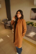 ROSIEYA (CAMEL) Essential Lapel Collar Coat By ZRA