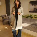 ROSIEYA (GREY) Essential Lapel Collar Coat By ZRA