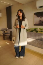 ROSIEYA (GREY) Essential Lapel Collar Coat By ZRA - Image 4