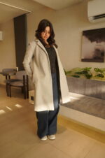 ROSIEYA (GREY) Essential Lapel Collar Coat By ZRA - Image 3