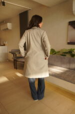 ROSIEYA (GREY) Essential Lapel Collar Coat By ZRA - Image 7