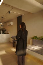 ROSIEYA (BLACK) Essential Lapel Collar Coat By ZRA - Image 4