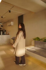 ROSIEYA (SAND-MARL) Essential Lapel Collar Coat By ZRA - Image 4