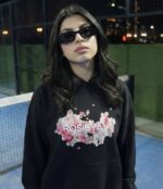 Rosieya (Black) Bloom Hoodie - Image 5