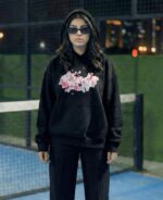 Rosieya (Black) Bloom Hoodie
