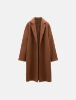 ROSIEYA (CAMEL) Essential Lapel Collar Coat By ZRA - Image 4